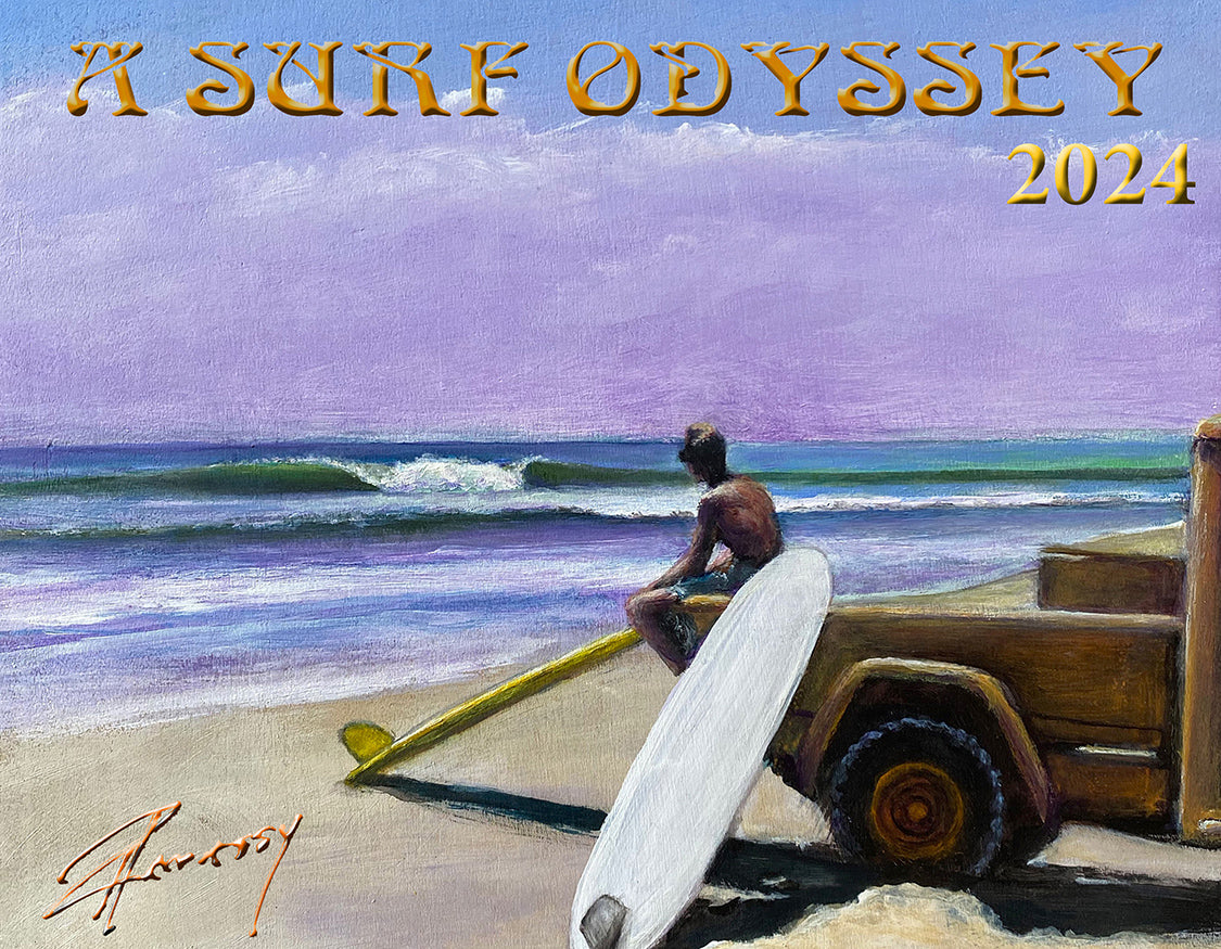2024 "A SURF ODYSSEY" Surf Art Calendar